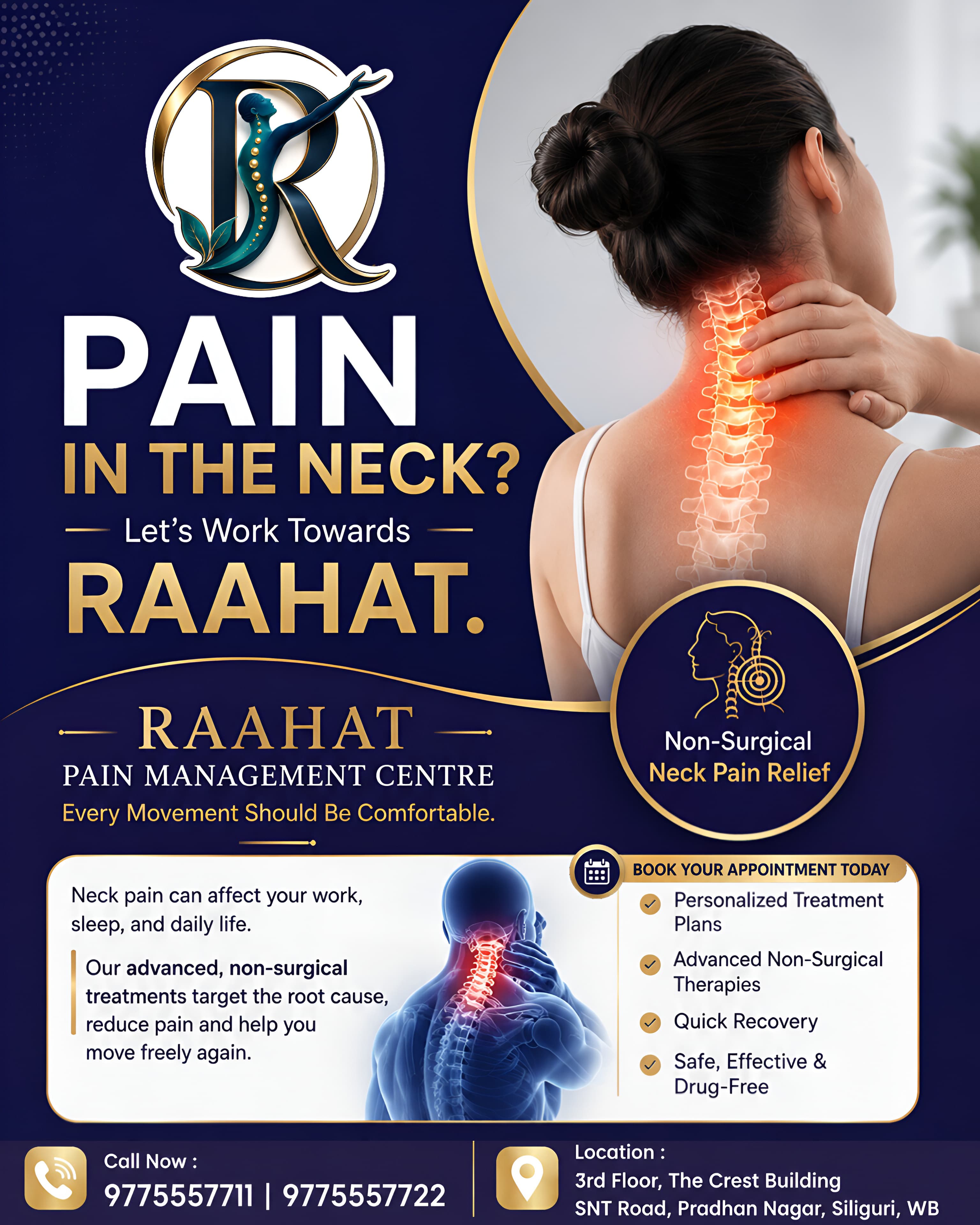 Pain care banner